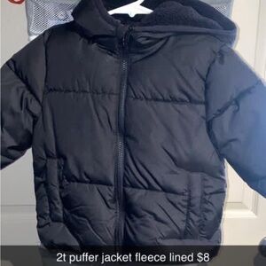 Swiss Tech Kids Black Puffer Jacket